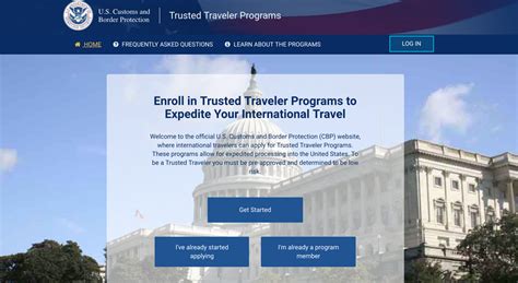 sentri log in|Trusted Traveler Programs (TTP) .